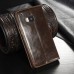HTC One M9 - CaseMe Vintage Luxury Slim Flip PU Leather Stand Protective Phone Cover Case - White